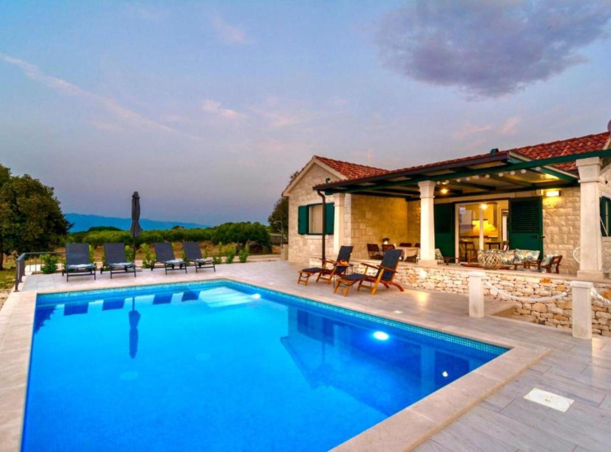 Blato Ferienhaus Postira